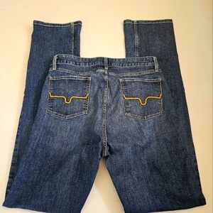 Kimes Ranch SARAH High Rise Blue Jeans with Signature Stitching